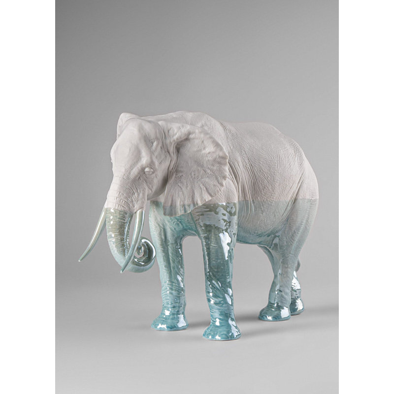 Éléphant - sous l'eau