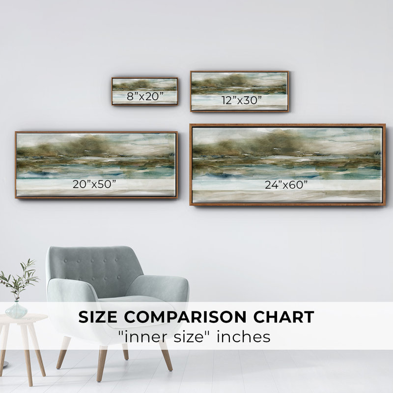 Riverbank- Framed Canvas