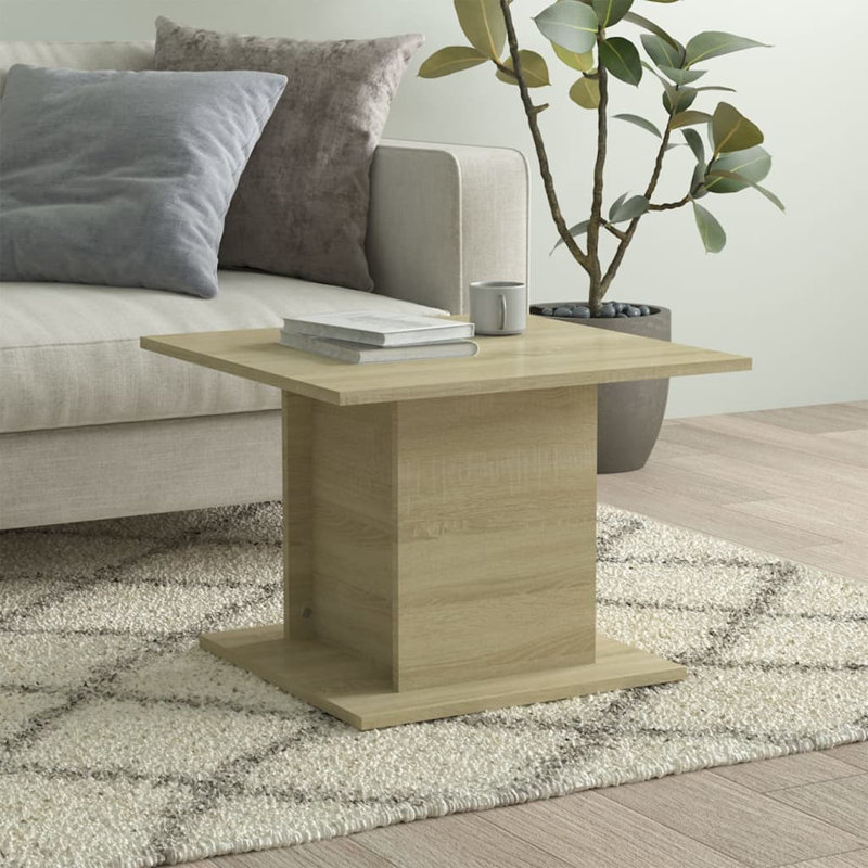Manufactured Wood Frame Single Coffee Table, Sonoma Oak