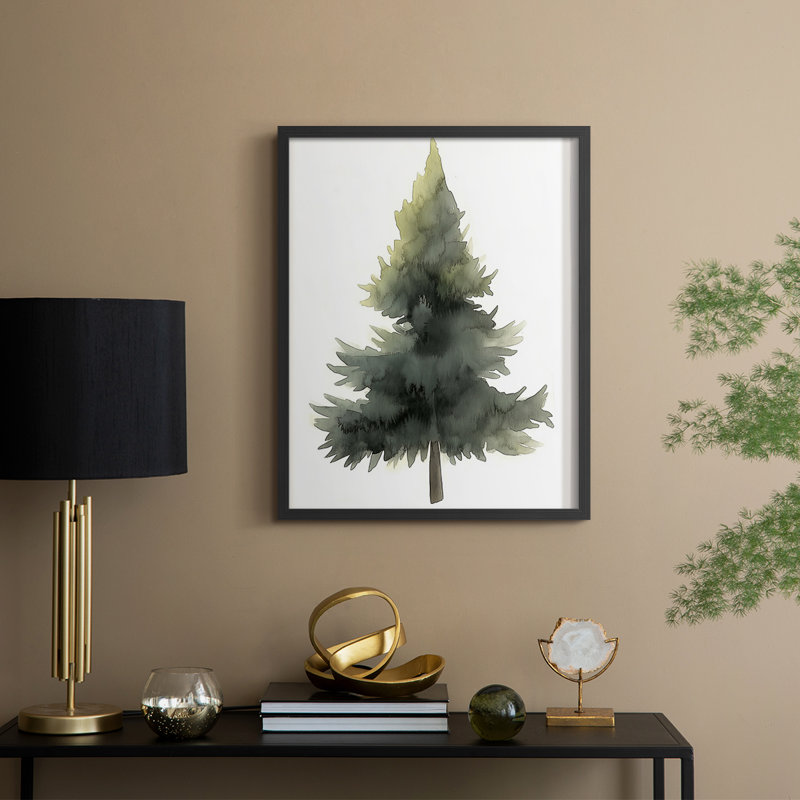 «Christmas Holiday Art» DCCCLxxx, reproduction encadrée - bois massif, H 30 po x l 24 po, Noir, noir, noir, noir