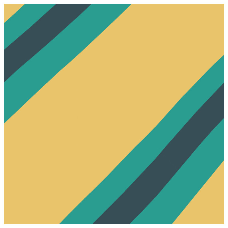 Diagonal Striped Pattern Double Sided Throw Pillows, 18 x 18 inches