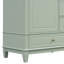 Meuble-lavabo de salle de bain avec lavabo, une porte avec tablette et trois tiroirs, porte à fermeture en douceur, idéale pour le rangement organisé et une installation facile-76514472