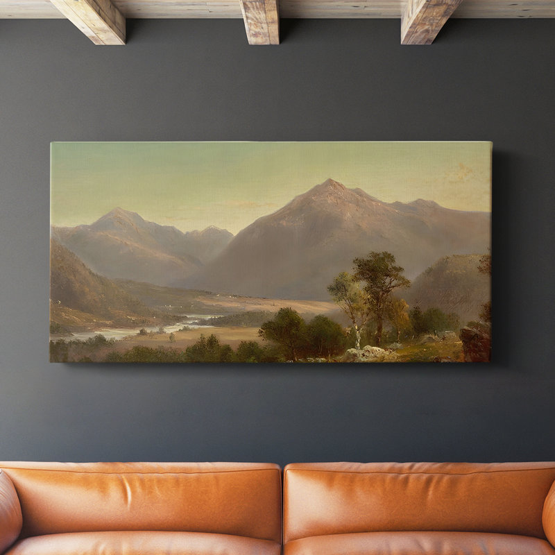 Série paysage - DCC XXXIV - Toile tendue avec châssis - Prêt à être accroché, H 16 po x l 32 po