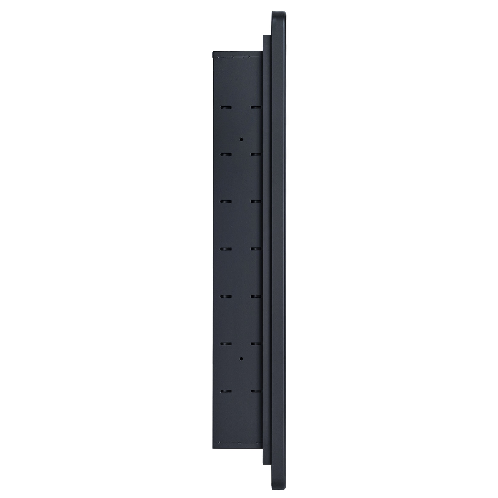 Farmhouse Recessed Metal Bathroom Medicine Cabinets with Mirror with Adjustable Tempered Glass Shelves, Black, 36" x 24"