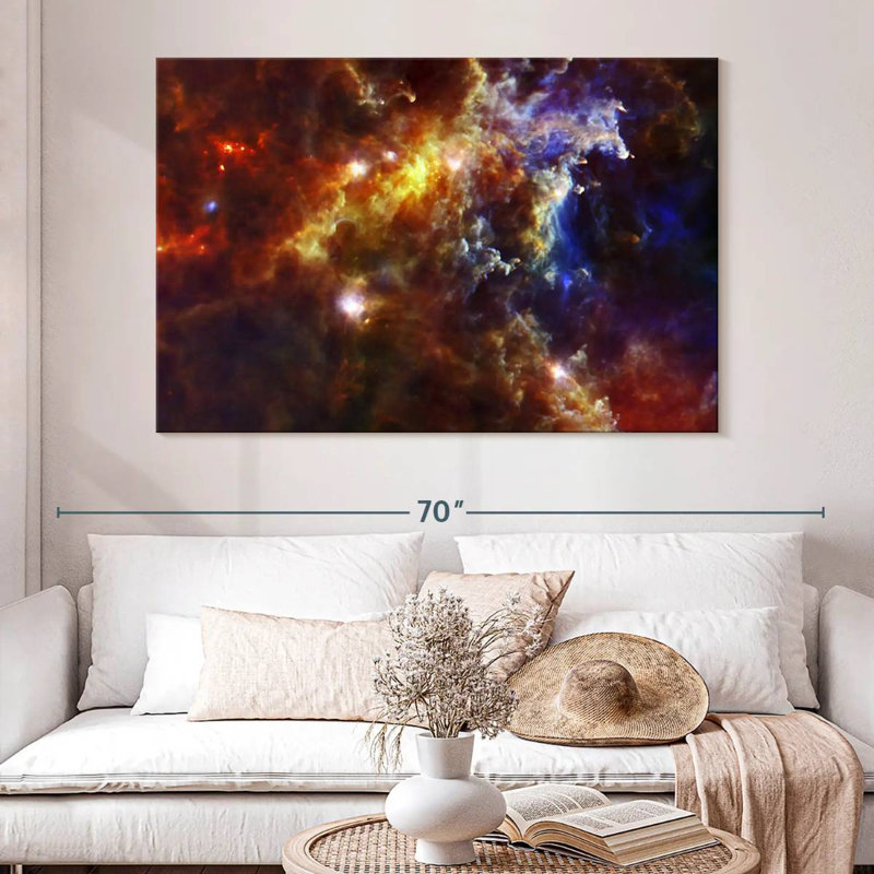 Oberle Rosette Nebula, 34" H x 51" W