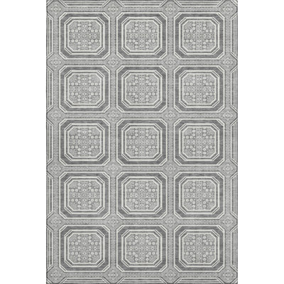 Premium Machine Washable Sykora AMF1451 Geometric Rug