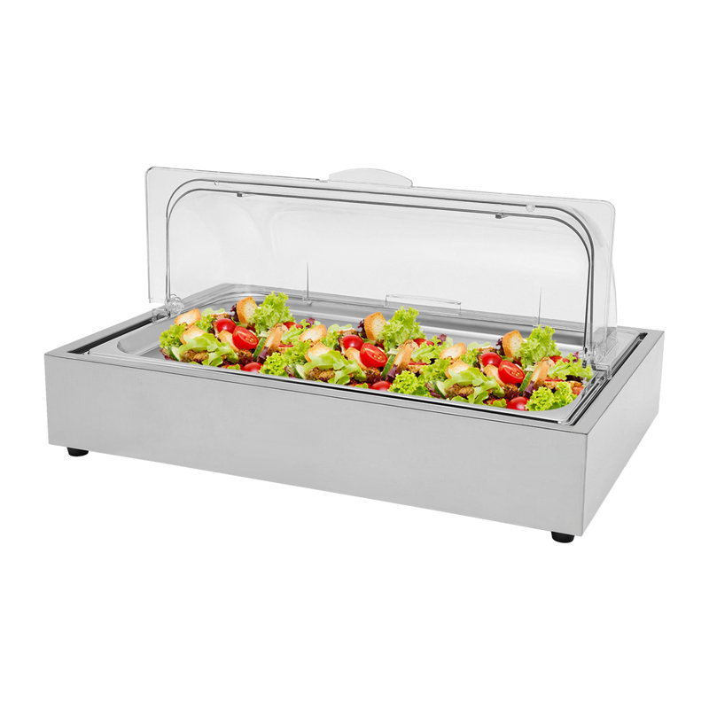 Vitrine en acier inoxydable