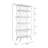 Newtown 80.5"H x 36"W Etagere Bookcase-233378264