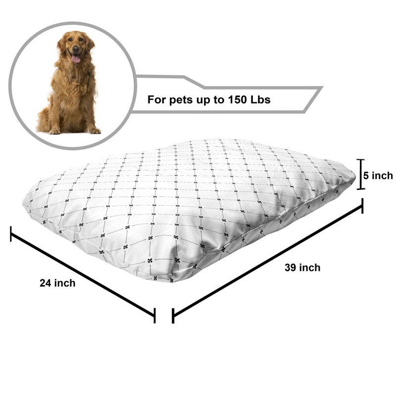 Lit pour chien Ambesonne Fleur De Lis