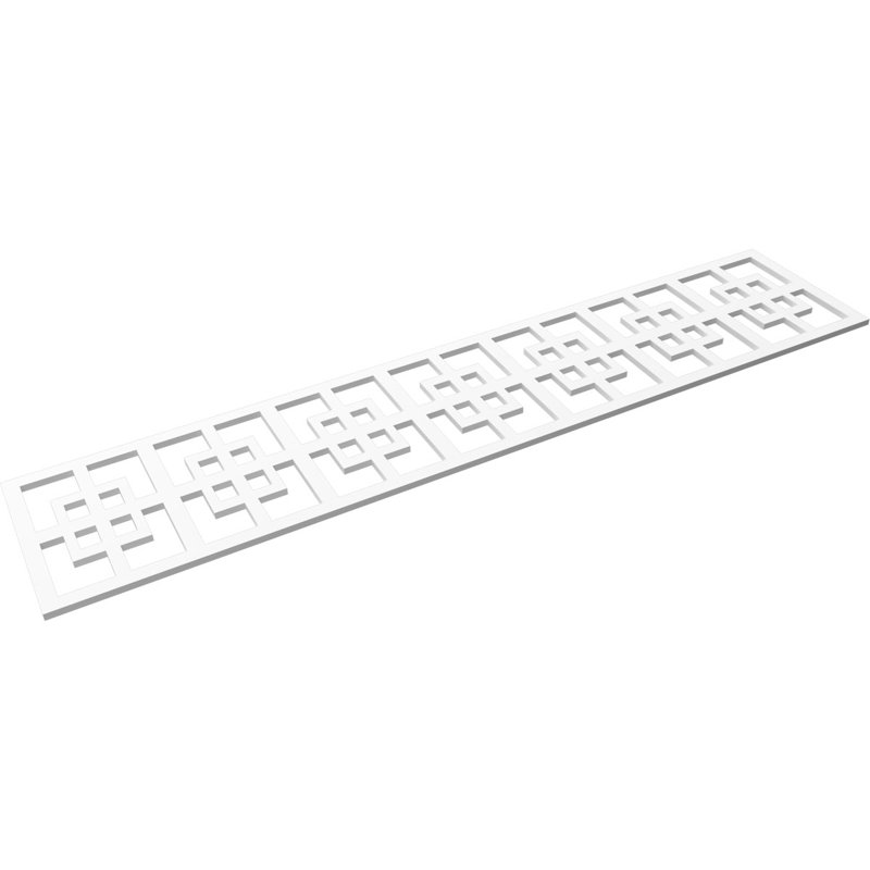 Moulure de chantournage Cambridge, H 10 po x l 46,75 po x P 0,375 po, Bois aggloméré brut