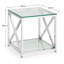 Trueblood Glass Top Floor Shelf End Table-1545689962