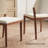 Fully Assembled Modern Dining Chair Set Of 6, Faux Leather With Solid Wood Legs-813624565