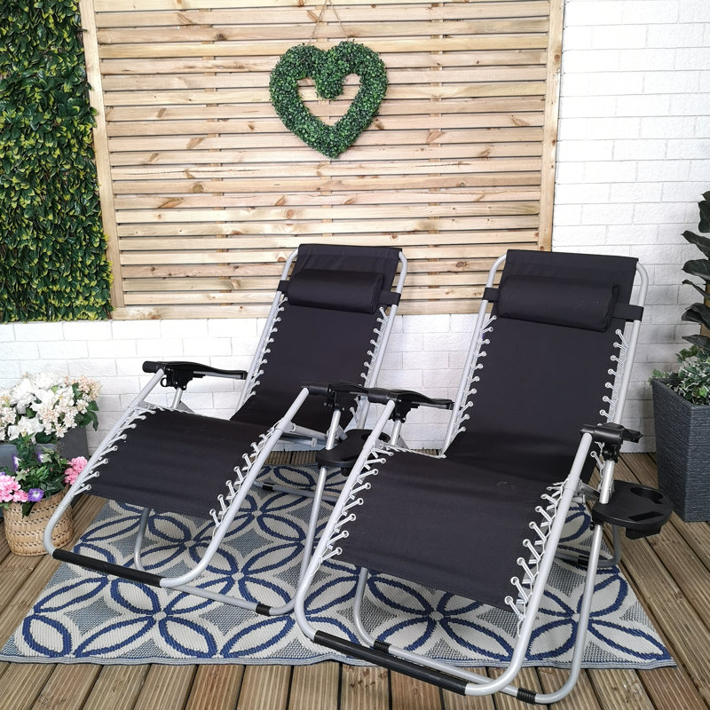 Caymus Metal Outdoor Lounge Chair