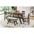 Jennalyn Four Leg Dining Set-55141809-55141774-55141775