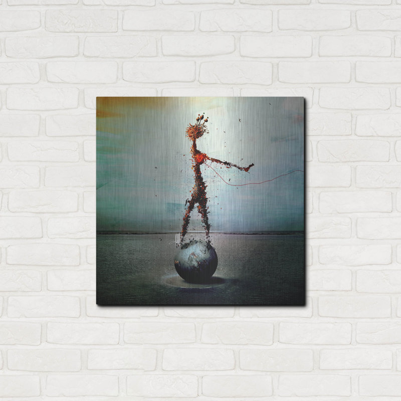 Luxe art en métal «sang» par Mario Sanchez Nevado, moi «sang» par Mario Sanchez Nevado, H 24 po x l 24 po