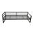 Anessah 5 Seater Garden Interchangeable Sofa Set with Grey Lean Over Parasol - Grey