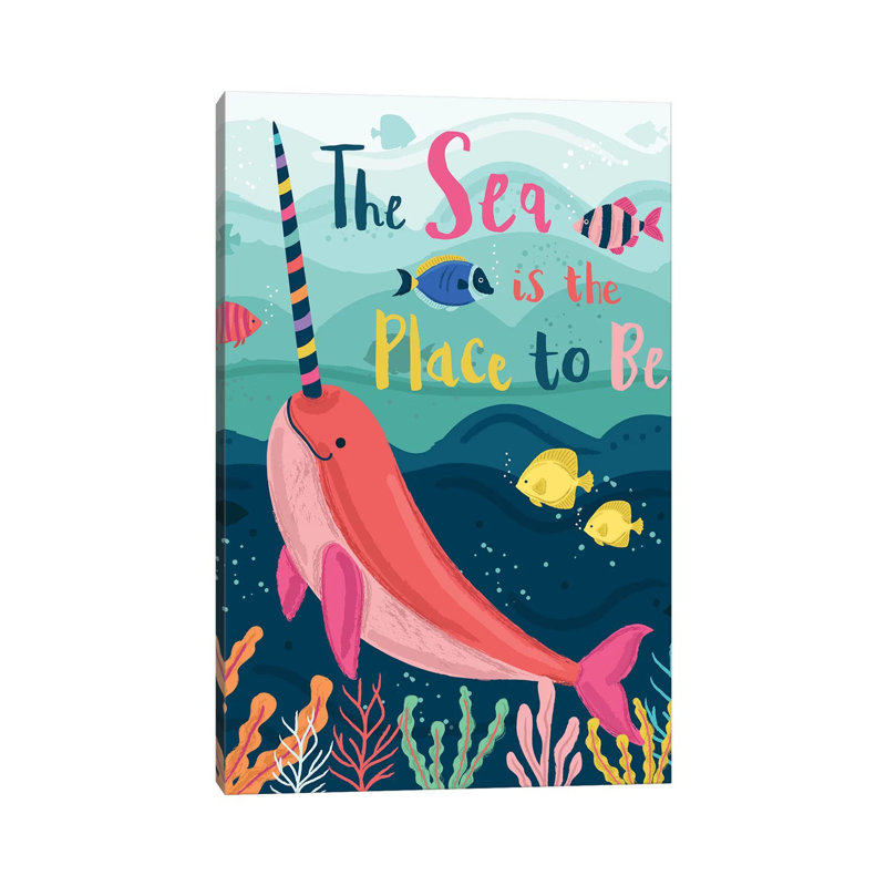 Coastal Nautical Under The Sea I by Lisa Whitebutton - Wrapped Canvas Gallery-Wrapped Canvas Giclée, 101.60cm H x 66.04cm W