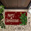 Paillasson Xmas Tree Snowflakes Red Merry Christmas