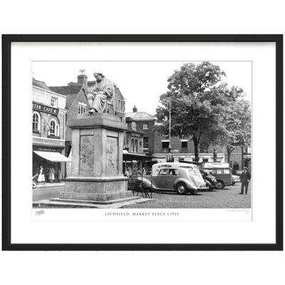 Lichfield, Market Place C1955 - Single Picture Frame Print