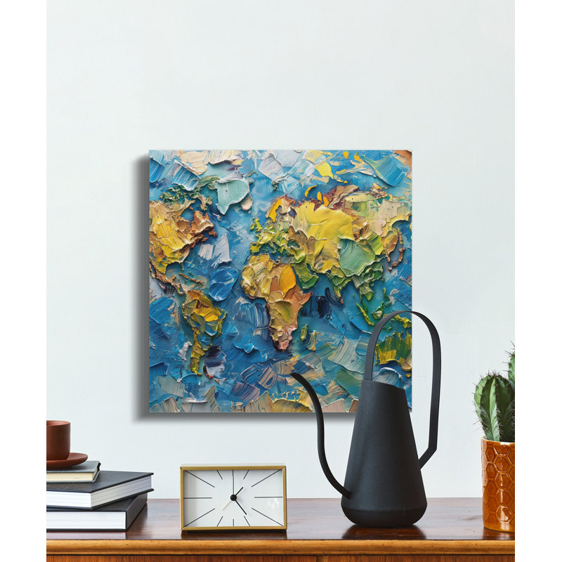 1 Piece Wrapped Canvas Wall Art Set, 15.24cm H x 15.24cm W