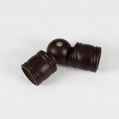 1-3/8 in. Bay Window Curtain Rod Corner Connector