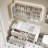 French cream-style bathroom cabinet