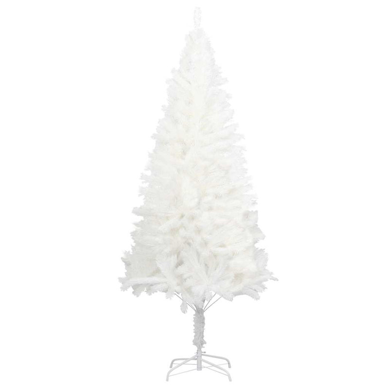 	vidaXL Artificial Christmas Tree Lifelike Needles White, 7.87ft H