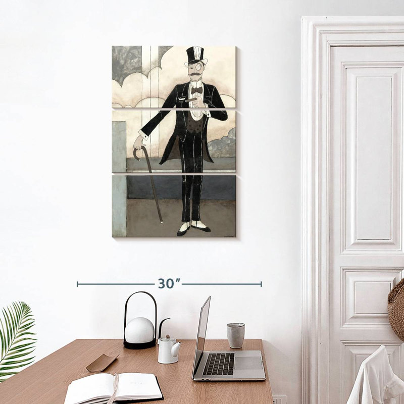 Shuttleworth Art Deco Gentleman, 32" H x 20" W