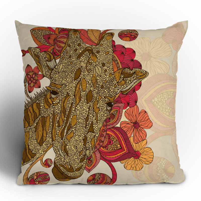 Coussin The Giraffe, 16 po x 16 po