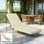 Coussin de chaise longue moelleux, coussin de chaise longue, coussin de chaise longue de patio (coussin seulement), coussin de chaise