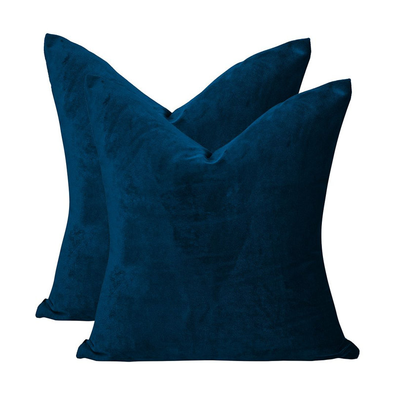 Matte Velvet Cushion Cover - 1 Pc, Lapis Blue, 30cm x 30cm