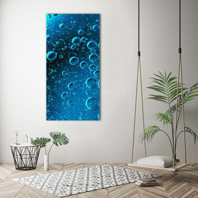 Bubbles Underwater - Wrapped Canvas Print