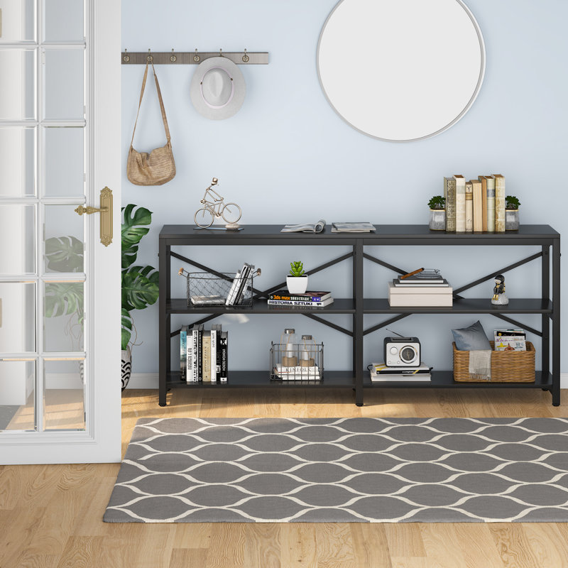 Culler 70.86'' Console Table, Black, Black