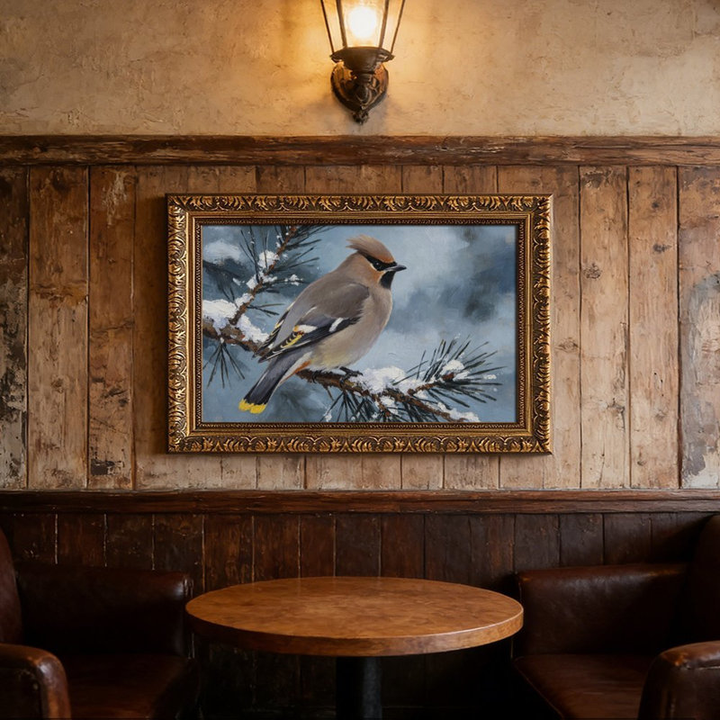 Cadre mural Bohemian WaxwingOrnate, L 20 po x l 30 po