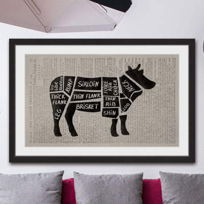 « beef coupess ii », reproduction d’art encadrée