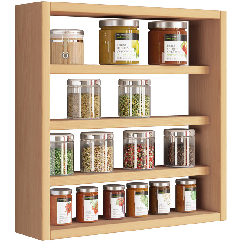 Raeesah Manufactured Wood Storage Rack, 40cm H x 40cm W x 10cm D