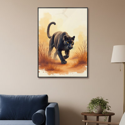 Single Picture Frame LED Illuminated Wall Art Wall Art on Glass / Aluminium