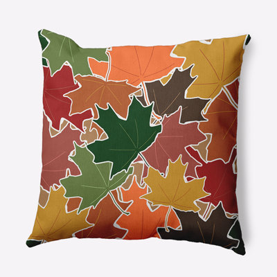 Polyester Square Pillow Cover & Insert by E by Design
