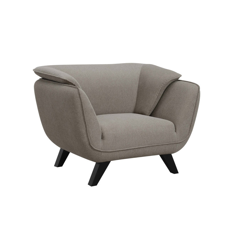 Chaise en lin Nayeli, Lin brun