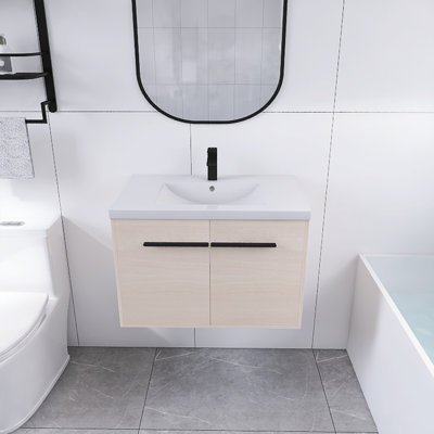 Ensemble de meuble-lavabo simple 30 avec plateau Pariaman