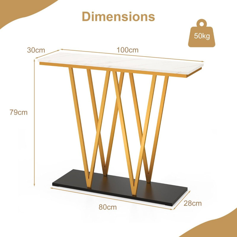 100cm Console Table