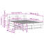 Bed Frame with Headboard Solid Pine Wood-1324561809-1324561810