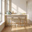 Table de bar extra longue 70,9 po avec repose-pieds, table de pub haute pour bar personnel-1289890220