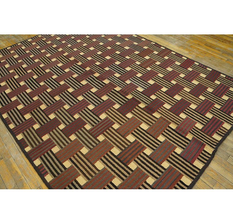 Tapis crocheté Mid Mid Century Century (6 pi 2 po x 8 pi 8 po - 188 x 265 cm)