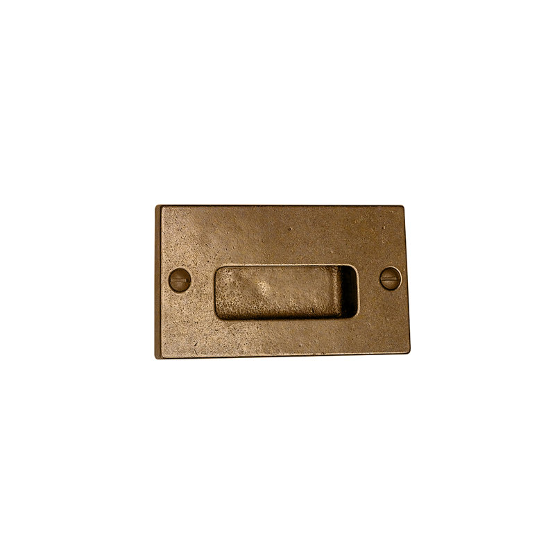 Recessed Pull, Silicon Bronze Medium
