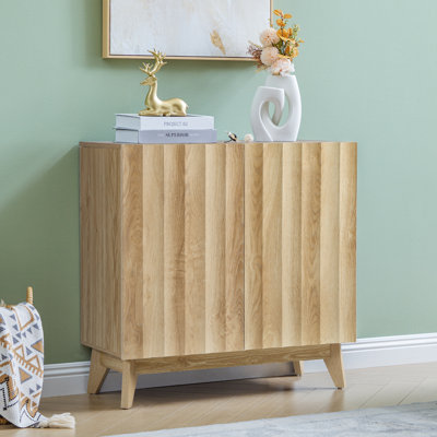 30.7"Mid Century 2-Door Accent Cabinet