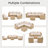 Outdoor 5-person Conversation Set With Cushions