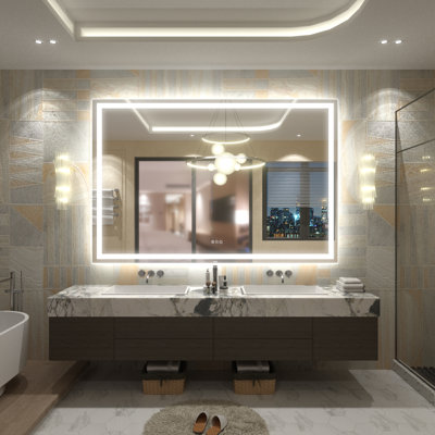 Brighten Your Bathroom with our LED Bluetooth Mirror