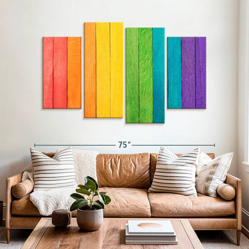 Kiahanna Pride On Wood, 42" H x 68" W