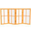26" Desktop Double Cross Shoji Screen 4 Panel Room Divider-1245562384-1330242342